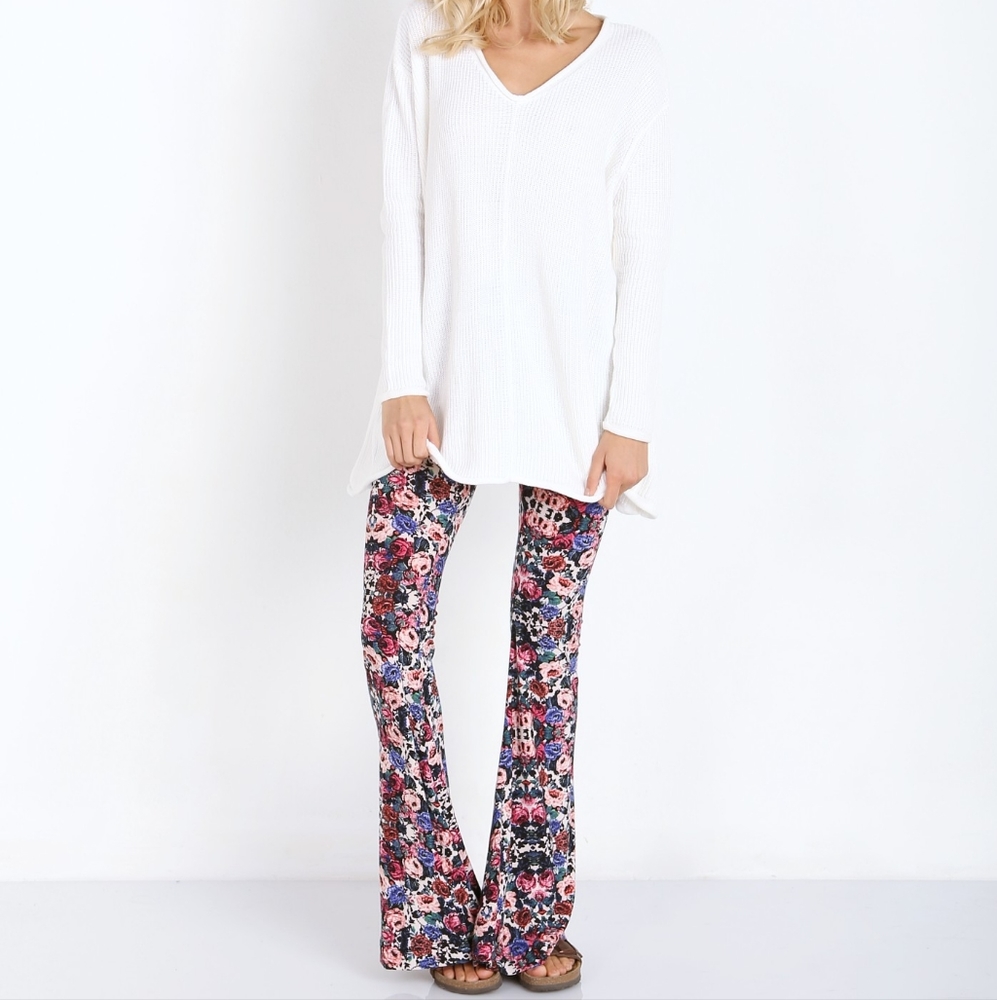 Show Me Your MuMu Floral Boot Cut Pants